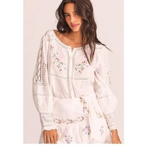 Love Shack Fancy Leila Blouse